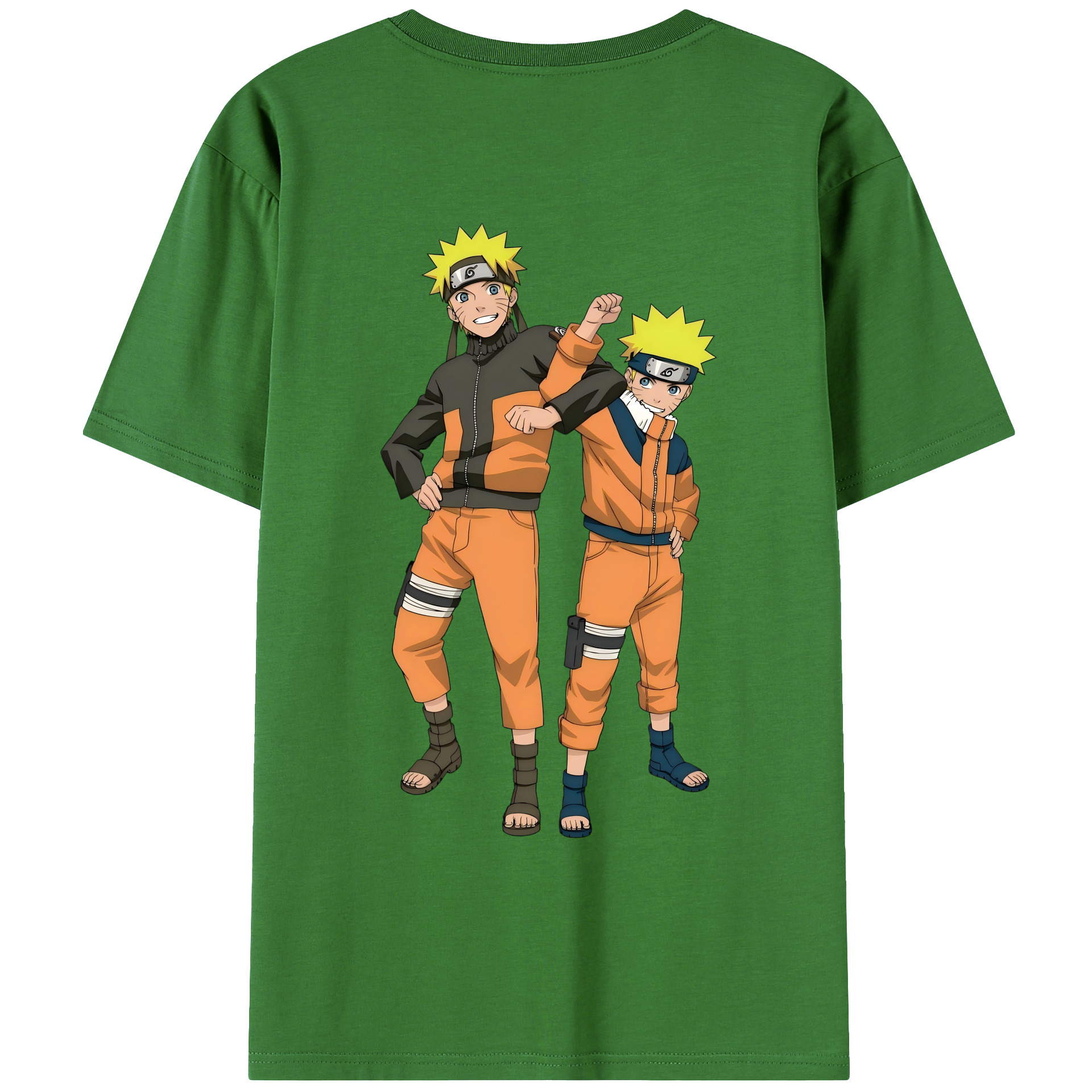 （画像用） NARUTO -ナルト- うずまき ナルト Uzumaki Naruto レディース半袖Tシャツ(バックプリント)